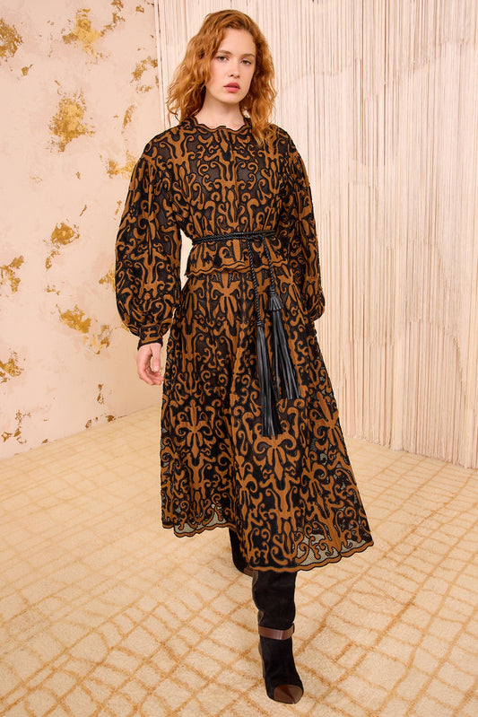 Coletta Applique Jacket - Saffron