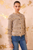 Gita Knit Tweed Jacket - Helios