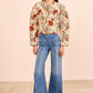 Lavinia Silk Quilted Bomber Jacket - Wintergarden
