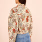 Lavinia Silk Quilted Bomber Jacket - Wintergarden