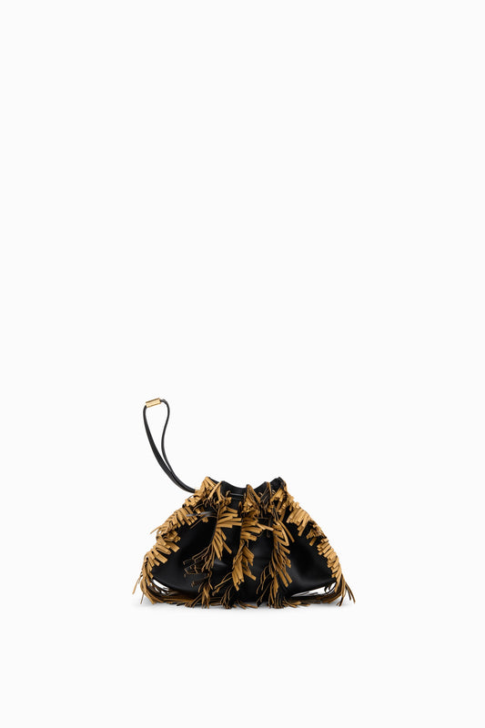 Adria Crossbody - Noir Fringe